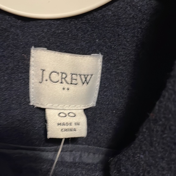 J Crew women’s pea coat Size 00 MSRP $298.00 - Picture 3 of 4